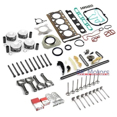 Engine Rebuild Pistons Conrods Set For Audi VW Skoda Seat 2.0 TSI Gen2 CCZ CDN - Image 1 of 4