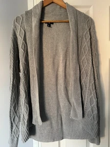 GAP grey knitted cardigan - women's size L - Picture 1 of 3