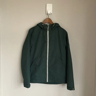 Springfield Mens Coat Water Repellent Size Small Green Hooded - Image 1 of 4