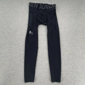 Under Armour Compression Pants Adult Medium Black Base Layer Athletic Men - Picture 1 of 4