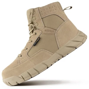 Herren Wasserdicht Wandern Taktische Arbeitsstiefel 6 Zoll Leicht Militär Bre... - Bild 1 von 9