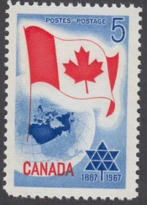 Canada - #453p Centennial, W2B Tagging, Davac Gum - MNH - Picture 1 of 1