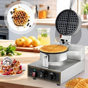 Electric Round Waffle Maker Machine Egg Cake Oven Puff Bubble Cake Baker 1200W - Picture 1 of 12