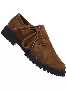 Trachtenschuhe Haferlschuhe Haferl Leder Dunkelbraun Gr. 36 bis 48 Damen Herren - Bild 1 von 3