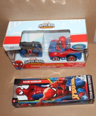 MARVEL SUPER HERO ADVENTURES SPIDERMAN BUGGY RC CAR 2.4gHz & TITAN HERO SERIES - Image 1 of 4