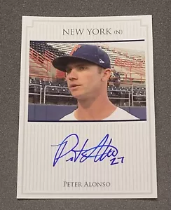 Pete Alonso Photo Card AUTO Signed Autographed Peter - Picture 1 of 1