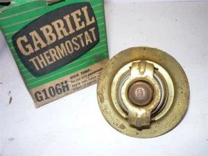 1954 Pontiac 8cyl Radiator thermostat vintage all brass hi temp - Foto 1 di 2