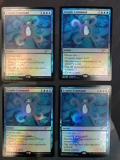 FOIL CRYPTIC COMMAND (QUALIFIER) Promo Magic MTG MINT CARD X4