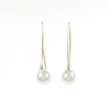 Authentic K18YG South Sea Pearl Earrings  #260-006-336-9168