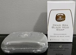 KEDMA DEAD SEA BLACK MUD SOAP - 4.4 oz / 125 g- BRAND NEW - SEALED - Picture 1 of 5