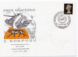 Gran Bretaña 1968 Evento Cubierta Korpusu Polaco Documental Exposición Filatélica - Imagen 1 de 1