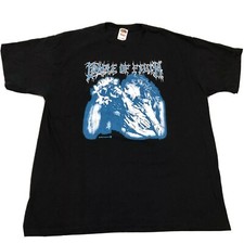 Vtg 2002 Cradle Of Filth The Principle Of Evil Made Flesh Tee Shirt Supreme XL