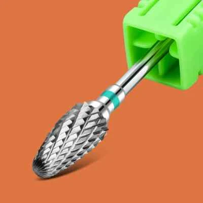 Carbide Tungsten Nail Bits Milling Cutter Burrs Electric Nail Drill Bit Pedicure - Image 1 of 4