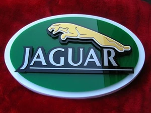 JAGUAR CUSTOM 3D SIGN CAR ART  display car NEW import auto man cave garage - Picture 1 of 11