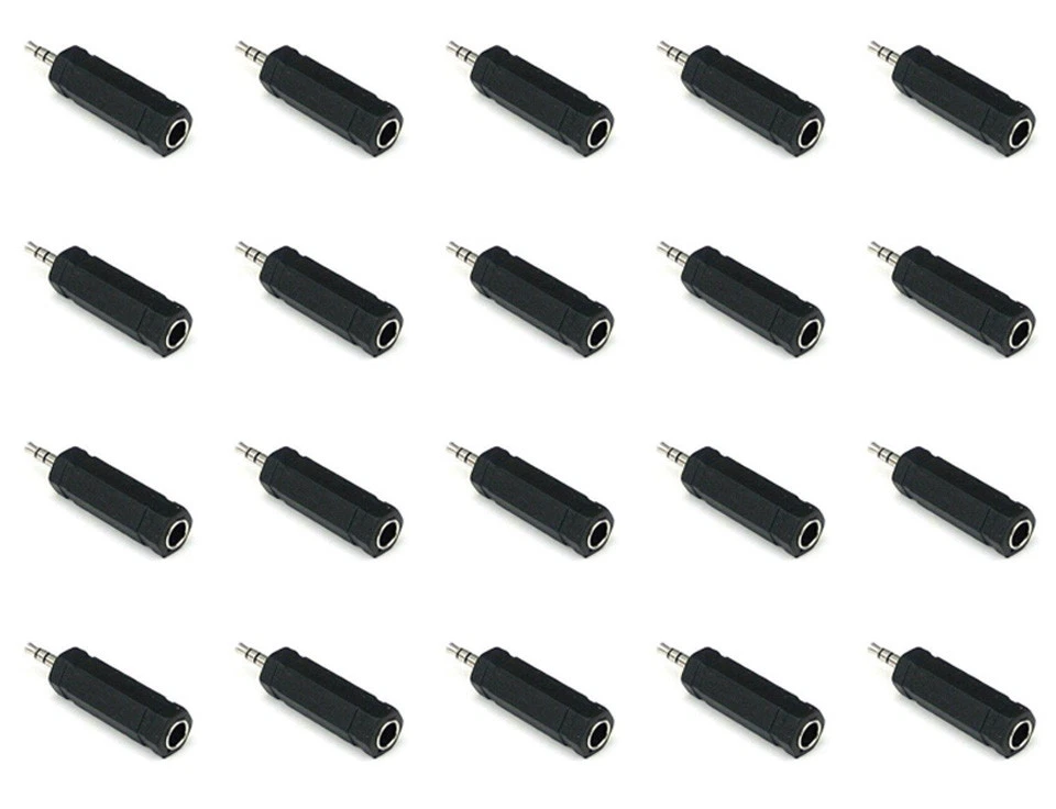 Steren 1/4" Stereo Jack (Female) to 3.5mm Stereo Plug (Male) (251155)