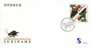 Surinam - Suriname Issue FDC 2001 (246XX) Insects