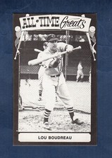 LOU BOUDREAU, Cleveland Indians | 1973-1980 TCMA All-Time Greats postcard A