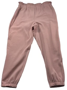 Bar III Dress Pants Womens Plus size 0X Pink Pull on Stretch Pockets Tapered Leg - Picture 1 of 8