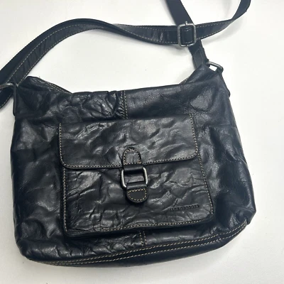 :Bolso Bandolera Rústico Urbano JACK GEORGES Colección Voyager NEGRO Cuero Cartera Foto 1 de 4