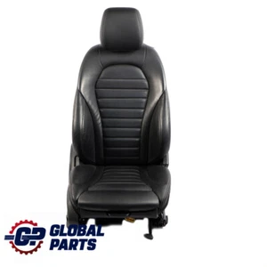 Leather Seat Mercedes W205 S205 Heated AMG Line Front Right O/S Black Electric - Picture 1 of 12