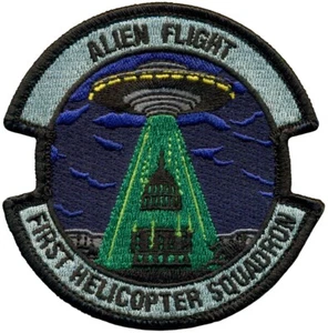 USAF 1st HELICOPTER SQUADRON - ALIEN FLIGHT PATCH - Picture 1 of 1