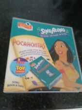 Vintage Disney Pocahontas Sing Along Audio Cassette Tape & 24 Page Book Set vgc