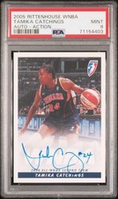 2005 Rittenhouse WNBA Autograph Tamika Catchings PSA 9 Tennessee Lady Vols