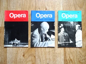 3 x Opera magazine April 1971, March 1972 & November 1972 (VGC) - Picture 1 of 7