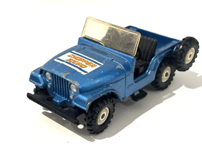1970 vintage Corgi 419 Jeep CJ-5 Chopper Squad diecast 1.36 classic 4x4 Blue A1 - Image 1 of 4