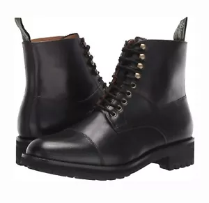BOTAS POLO RALPH LAUREN BRYSON CUERO DE COMBATE PARA HOMBRE NEGRAS COLOR ELIGE TU TALLA NUEVAS - Imagen 1 de 6