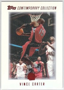 VINCE CARTER 2003-04 TOPPS CONTEMPORARY COLLECTION RED PARALLEL SP # 31/225 REF
