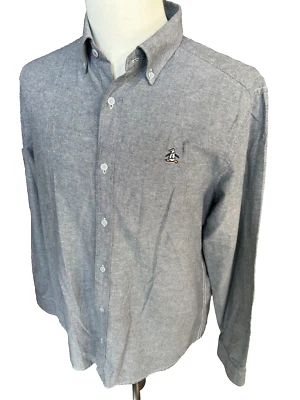 Penguin Heritage Slim Fit 100% Cotton Mens Oxford Large - Image 1 of 4