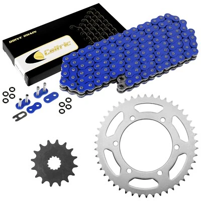 Kit de corrente e roda dentada O-Ring azul para Suzuki GSX-R600 GSXR600 1998-2000 - Imagem 1 de 4