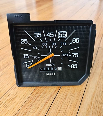 80-86 福特 F150 F250 F350 皮卡车野马速度计 原始设备制造商 无行程计 58k — 第 1/3 张图片