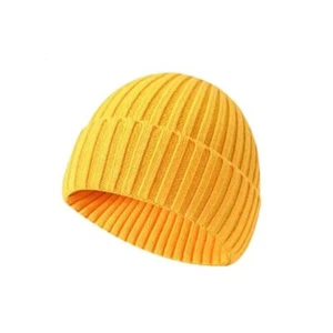 Beanie for Men Women Cuffed Plain Skull Hat Unisex Winter Knit Ribbed Cap Men... - Picture 1 of 5