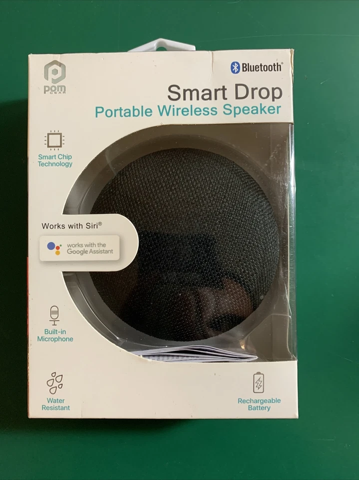 POM Sound Smart Drop Wireless Portable Speaker works w/ Google Assistant - Image 1 of 2