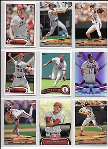 Jared Weaver plus 8 more Angel's Baseball card lot - Picture 1 of 1