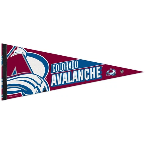COLORADO AVALANCHE ROLL UP PREMIUM FELT PENNANT 12"x30" NEW WINCRAFT 🏒 Cover