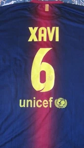 Camiseta Shirt Maglia Trikot BARCELONA Nike 2012 Qatar 6 XAVI Size XXL - Foto 1 di 8