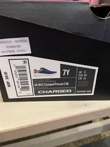 Under Armour BoysGrade School Charged Pursuit 2 - Size 7y - Picture 1 of 4