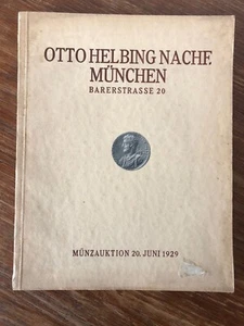 OTTO HELBING NACHF MUNCHEN Munzauktion (20 juni 1929) Romische Munzen NUMISMATIC - Picture 1 of 8
