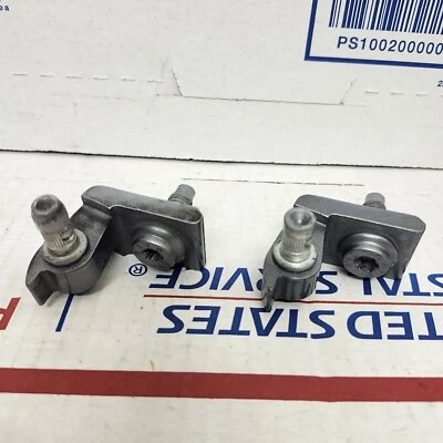 ✅09-16 Audi A4 Quattro izquierda trasera inferior y superior puerta bisagra lateral mitad OEM Foto 1 de 4