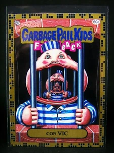 GPK, 2011, Flashback Series 2, GOLD Border Parallel Card #60a Con VIC - FB2, FS2 - Bild 1 von 2