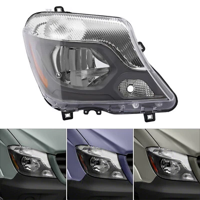 Headlight For 2014-18 Mercedes-Benz Sprinter Halogen Headlamp Passenger Side RH - Image 1 of 4