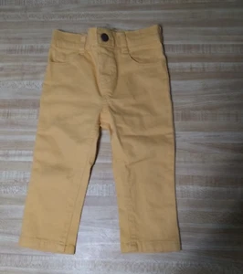 Garanimals Baby Size 12 Months Cotton Blend Goldenrod Denim Jeans - Picture 1 of 2