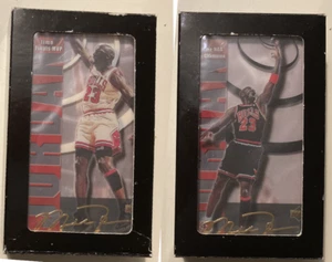 Michael Jordan 24k Gold Collectible Acetate Card UD 6 &10 Time #/1998 - Picture 1 of 24