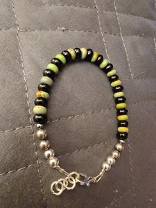Native American Real Stone Bracelet  - Picture 1 of 6