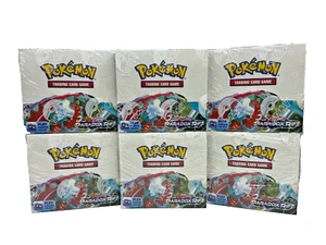 Lot of (6) Pokemon Scarlet & Violet SV04 Paradox Rift Booster Boxes Sealed - Picture 1 of 4