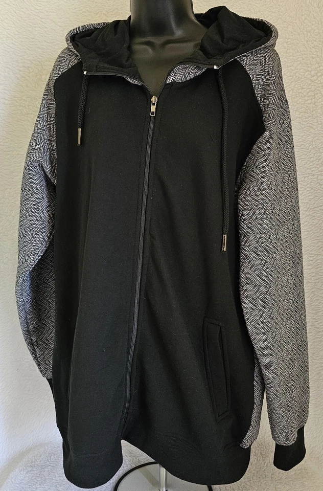 Paper Denim & Cloth Mens Jacket Coat Size M Medium Black White - Image 1 of 4