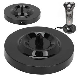 Base de carga universal para afeitadora de forma redonda negra - Imagen 1 de 12